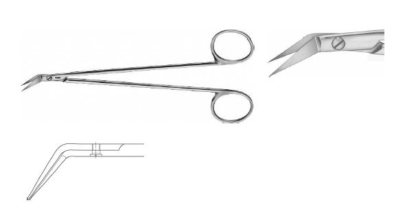 ПОТТС-СМІТ НОЖИЦІ ЗАГН. 55ГРАД.Г/Г 180MM